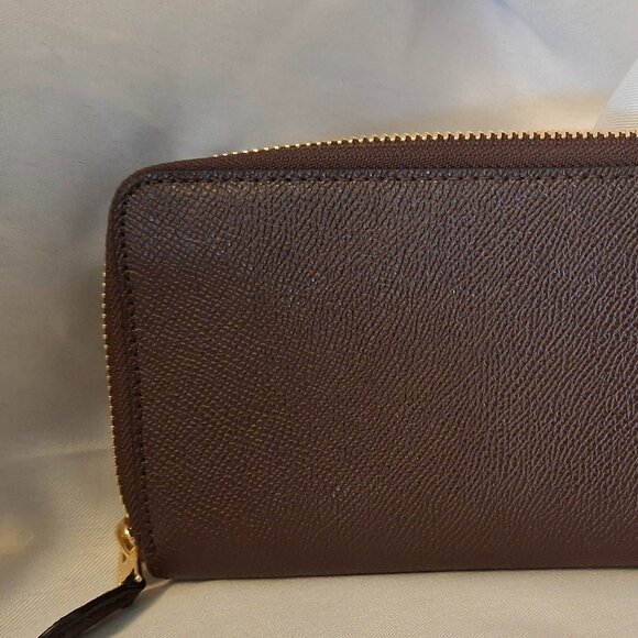 Coach Oxblood Zip Around Wallet EXC! - Picture 5 of 5